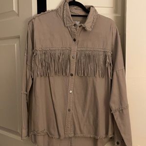 Zara Fringe Shirt
